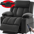 Triple Motor Large-Wide Power Lift Recliner Chair for Elderly Big and Tall with Heat and Massage