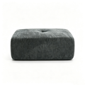 37" Oversized Modular Sofa Ottoman, Soft Chenille Fabric Couch with Deep Seat, High Back Design, No Assembly,Dark Gray