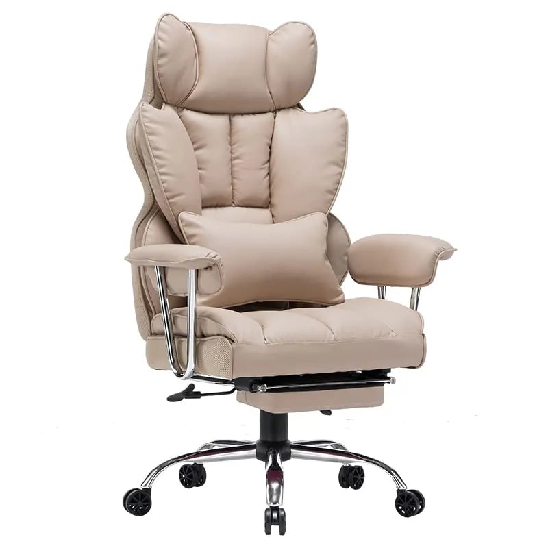 Big and Tall Office Chair 400lbs, Dark Beige